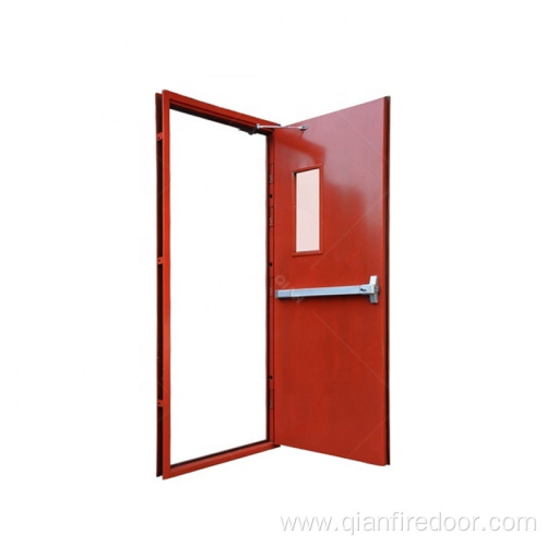 Puerta cortafuego de puerta de salida de metal esmaltado resistente al fuego